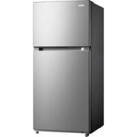 Frigidaire - 19 Cu. Ft. Garage Ready Top Freezer Refrigerator - Stainless Steel - Angle