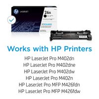 HP - 26A Toner Cartridge - Black - Angle