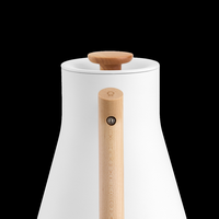 Fellow - Corvo EKG Pro Electirc Kettle - Matte White and Maple - Angle