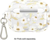 kate spade new york - Protective Case for Apple Airpods Pro 1st and 2nd Generation - Sunshine Floral - Angle