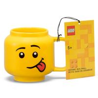 Room Copenhagen - LEGO: Classic Yellow Minifigures Silly Ceramic Mug, 8.6oz - Angle