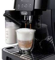 De'Longhi - Magnifica Start Fully Automatic Espresso Machine with Automatic Milk Frother - Black - Angle