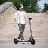 GoTrax - XR ADVANCE Lightweight Electric Scooter w/14mi Max Operating Range & 15.5mph Max Speed -... - Angle