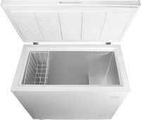 Insignia™ - 10.2 Cu. Ft. Garage-Ready Chest Freezer - White - Angle