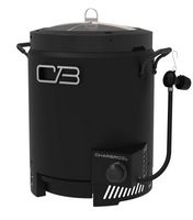 Charbroil - The Big Easy Outdoor Air Fryer - Black - Angle