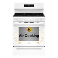 Whirlpool - 5.0 Cu. Ft. Freestanding Single Gas Range with Air Fry and Air Baking - White - Angle