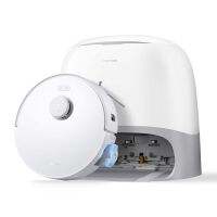 Roborock - Qrevo Curv 2 Flow Robot Vacuum and Mop - White - Angle