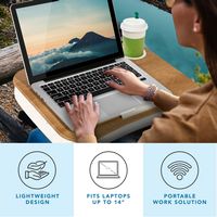 LapGear - Cup Holder Lap Desk (Fits up to 14
