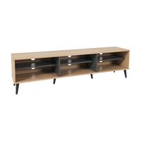 Cole Collection TV Stand with Open Cabinets for Most TVs up to 85