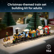 LEGO - Icons Holiday Express Train Building Set 10361 - Angle