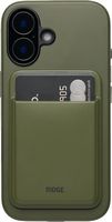 The Ridge Wallet - Magsafe Cardholder - Matte Olive - Angle