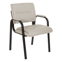 Office Star Products - Guest Chair - Taupe/Black - Angle