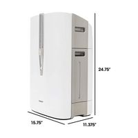 Sharp - Air Purifier and Humidifier with Plasmacluster Ion Technology Recommended for Large-Sized... - Angle