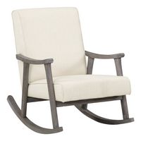 OSP Home Furnishings - Gainsborough Rocker - Linen - Angle