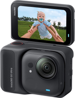 Insta360 - GO Ultra Action Camera - Black - Angle