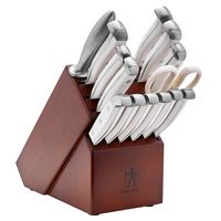 Henckels - Statement 15-pc Knife Block Set - White - Angle