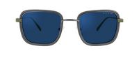 GUNNAR - Fallout Vault 33 Computer Glasses with Blue Light Reduction, Sun Lenses - Gunmetal/Olive - Angle