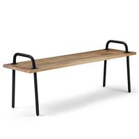 Simpli Home - Berkeley Entryway Bench - Natural - Angle