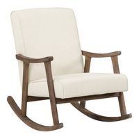 OSP Home Furnishings - Gainsborough Rocker - Linen - Angle