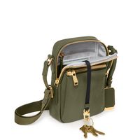 TUMI - Voyageur Persia Crossbody - Olive - Angle