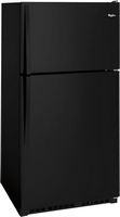 Whirlpool - 20.5 Cu. Ft. Top-Freezer Refrigerator - Black - Angle