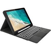 SaharaCase - Keyboard Case with Mouse Pad for Apple iPad 10.2 (8th Generation 2020 and 9th Genera... - Angle