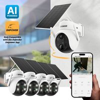Defender - Solar Powered 4K AI Everwatch Wireless Security PTZ Camera with 3W Solar Panel, AI Det... - Angle