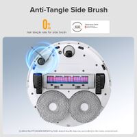 Roborock - Qrevo Series Robot Vacuum & Mop with Multifunctional Dock, 10,000Pa Suction, Anti-Tang... - Angle