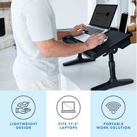 LapGear - Adjustable LapTop Bed Desk (Fits up to 15
