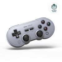 8BitDo - SN30 Pro Wireless Controller with Hall Effect Joysticks - Gray - Angle