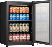 Frigidaire - 144 Can Beverage Center - Stainless Steel - Angle