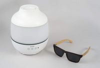 Homedics - TotalComfort Ultrasonic Humidifier-2.0 Multi Light - White - Angle