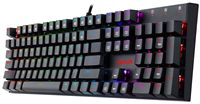 REDRAGON - K565-RGB Wired Mechanical Gaming Keyboard, RGB Backlit 104 Keys, Fully Progammable, Ho... - Angle