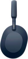 Sony - WH-1000XM5 Wireless Noise Cancelling Over-the-Ear Headphones - Blue - Angle