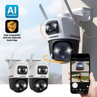 Defender - AI POWERED Guard Pro 3K PLUS Dual Lens PTZ Wi-Fi 6 Plug-in Security Camera - 2 Pack - ... - Angle