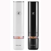 ZWILLING - Enfinigy 2-pc Electric Salt/Pepper Mill Set - Black - Angle