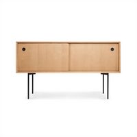 Burrow - Carta Mid Century Modern Credenza - Oak - Angle