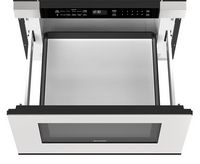 Sharp - 1.2 cu ft 950W Drawer Microwave With Sensor Cooking - Stainless Steel - Angle