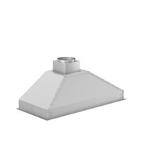 ZLINE - 46 inches - Externally Vented - Range Hood Insert - Stainless Steel - Angle
