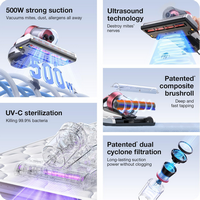JIMMY - Mattress Bed Vacuum Cleaner with UV-C Light & Ultrasonic, 15Kpa Suction 500W Handheld Vac... - Angle