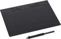 Wacom - Intuos Pro Medium Bluetooth Professional Graphic Drawing Tablet  (2025) - Black - Angle