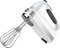 KitchenAid - KHM7210WH 7-Speed Hand Mixer - White - Angle