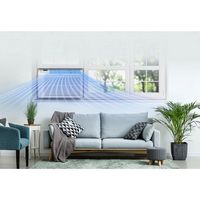 LG - 6,000 BTU 115V Window Air Conditioner with Remote Control - White - Angle