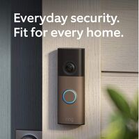 Ring - Battery Doorbell (newest model) Retinal 2K with wide-angle video, up to 6x Zoom, Two-Way T... - Angle