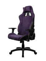 Arozzi - Avanti Soft Fabric Chair - Pure Purple - Angle