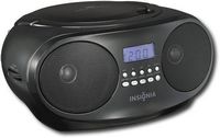 Insignia™ - Insignia CD Boombox - Black - Angle