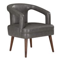 OSP Home Furnishings - Mason Accent Reception Chair - Pewter - Angle