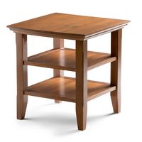 Simpli Home - Acadian End Table - Light Golden Brown - Angle