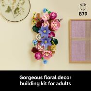 LEGO - Botanicals Flower Wall Decor - 11503 - Angle