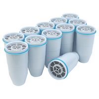 ZeroWater - Filters for Water Filter Pitchers (12-Pack) - White - Angle